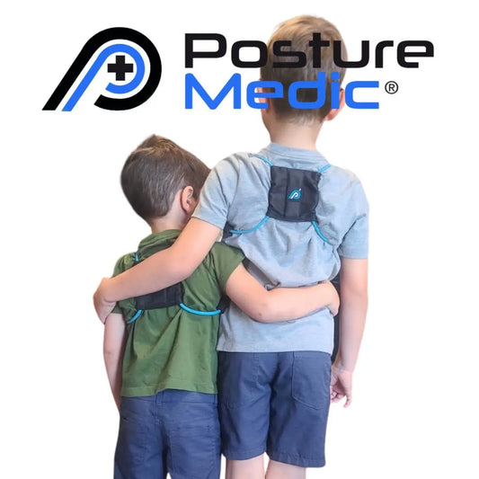 Posturemedic Dynamic Posture Correction Training System - Adjustable Resistance Support Device (XS-2XL) for Upper Back, Shoulder, and Neck Pain Relief, Designed to Strengthen Postural Muscles and Correct Slouching for All Ages