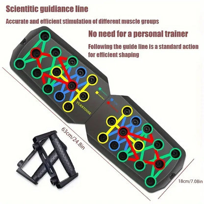 Push-Up Board for Men and Women Multifunctional Detachable Push-Up Bar for Strength Training Portable Home Gym Exercise Equipment Fitness Level Summervibes