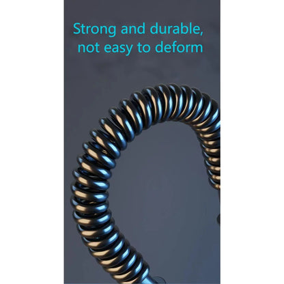 Carbon Fiber Strong Spring Bar - Home Strength Training Equipment with Protective Net Rope, Multi-Muscle Upper Body Workout, Multiple Strength Options, Hand Grip Exerciser, Workout Hand Gripper, Twister Arm Trainer, Forearm Strengthener for Office Workers