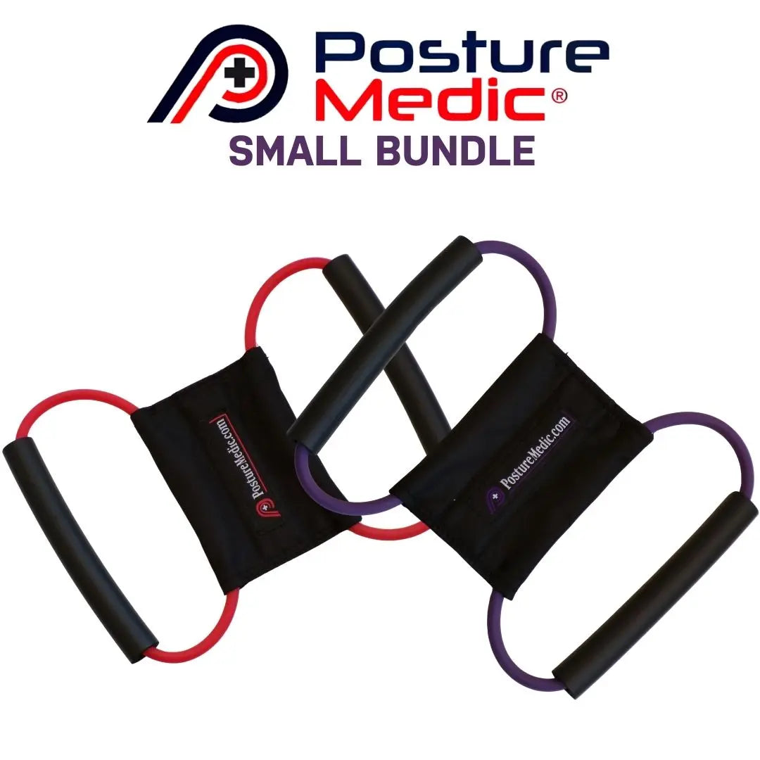 Posturemedic Dynamic Posture Correction Training System - Adjustable Resistance Support Device (XS-2XL) for Upper Back, Shoulder, and Neck Pain Relief, Designed to Strengthen Postural Muscles and Correct Slouching for All Ages