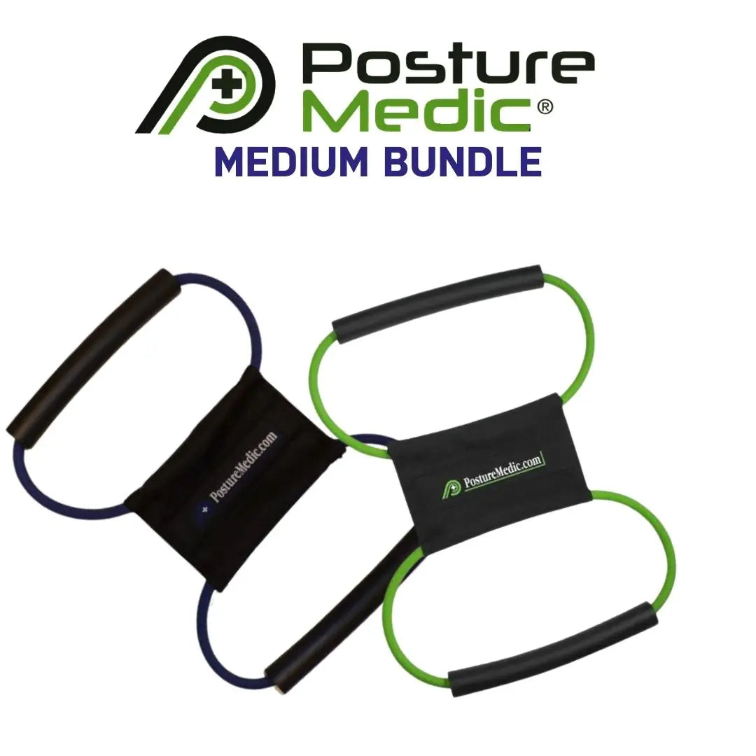 Posturemedic Dynamic Posture Correction Training System - Adjustable Resistance Support Device (XS-2XL) for Upper Back, Shoulder, and Neck Pain Relief, Designed to Strengthen Postural Muscles and Correct Slouching for All Ages